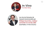 Les vins du Domaine du Cassard recommandés par Philippe Faure-Brac